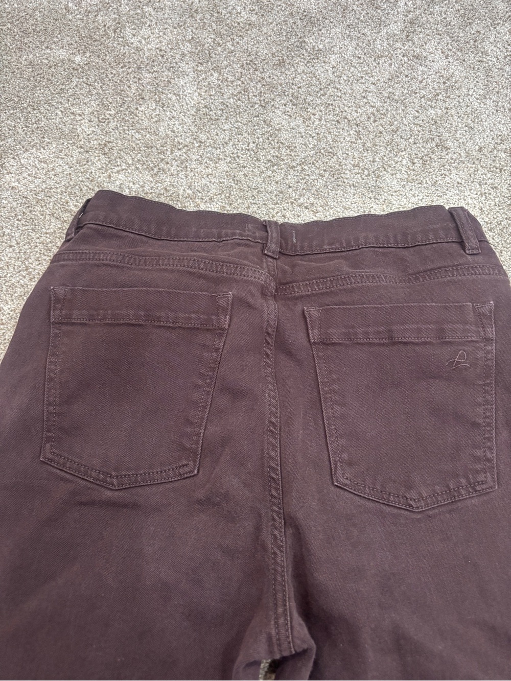 DL 1961 Hepburn Wide Leg High-Rise Vintage Dark Cocoa Brown Jeans Size 29 - Picture 4 of 14